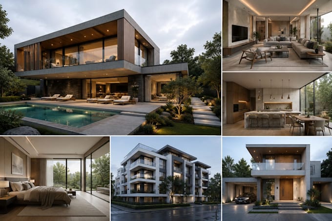 create photorealistic architectural 3d modeling and rendering