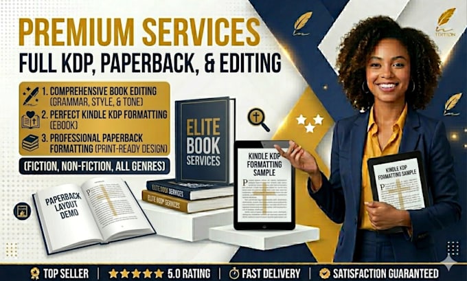 do kindle kdp book formatting paperback formatting and book editing
