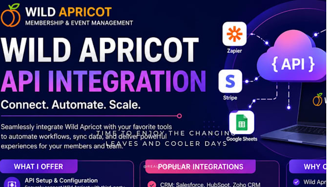 wild apricot API, work flow setup, custom integration