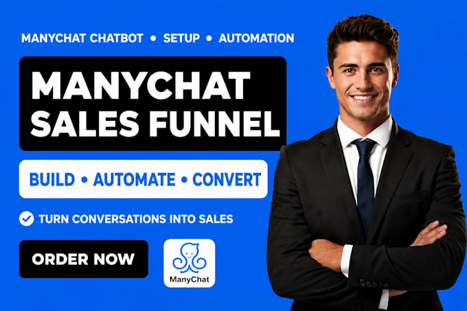 create manychat chatbot sales funnel automation