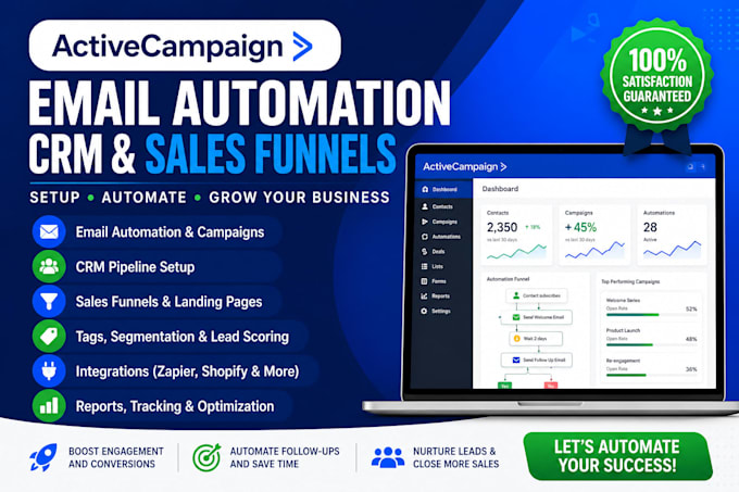 create activecampaign email automation and workflows