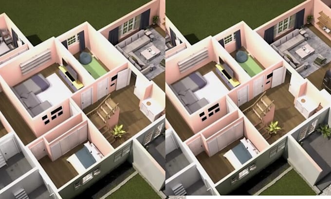 do realistic 3ds max 3d rendering and interior design