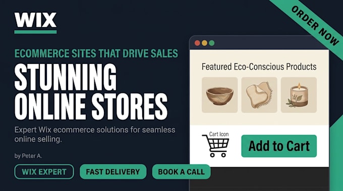 build your wix online store with ecommerce, product pages, and checkout