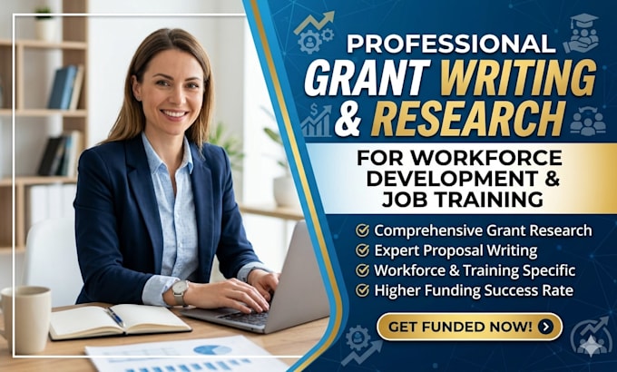do grant writing and research for workforce development and job training