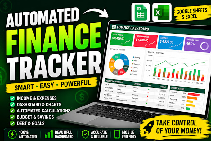 create an automated personal finance spreadsheet