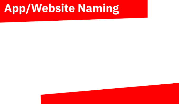 help you create a name for a website or app