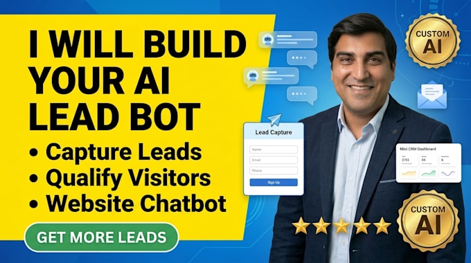build a custom ai lead capture chatbot for your website