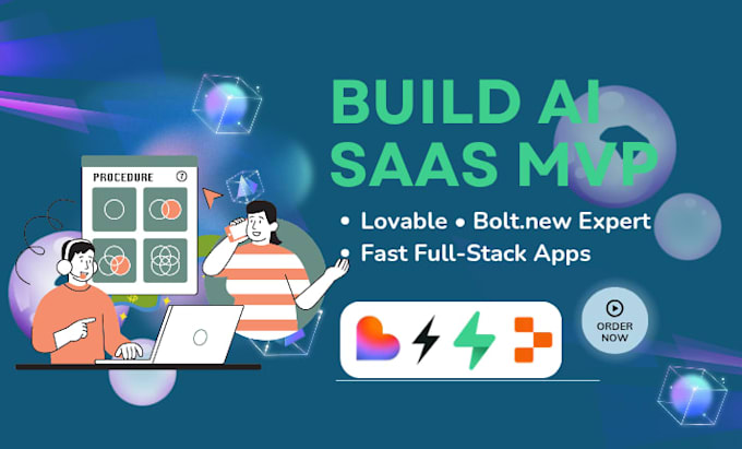 develop ai saas mvp using lovable bolt new and supabase