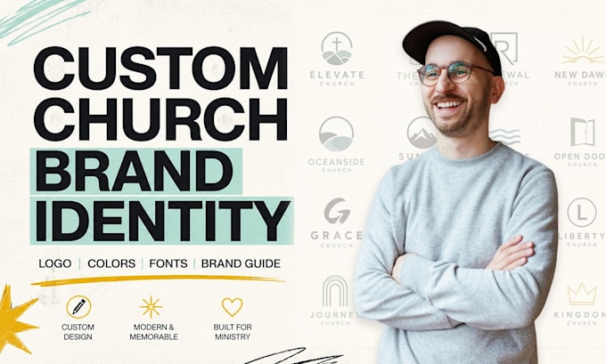 create a custom church brand identity