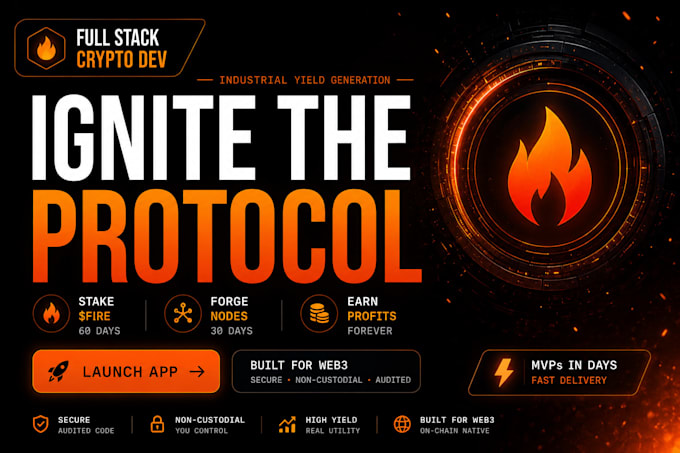 build your crypto web app, ai startup or trading platform mvp