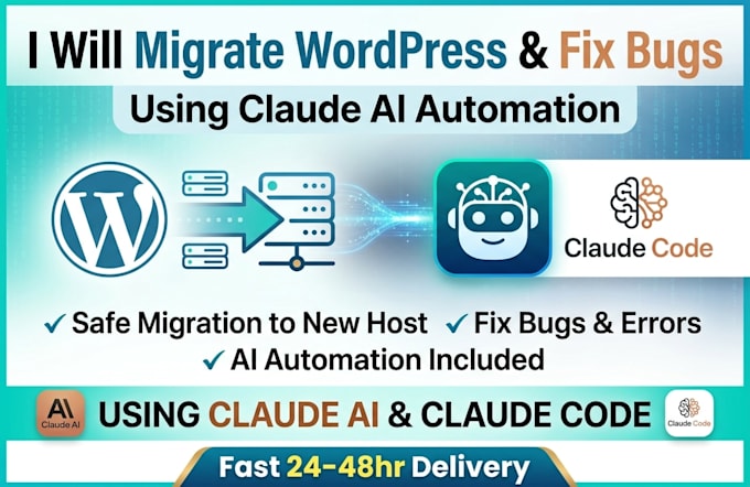 integrate and migrate wordpress website using claude code claude ai automation