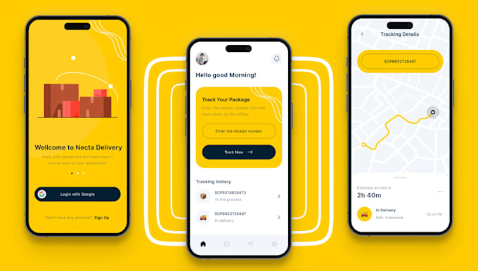 develop fleet, logistics, food delivery, parcel delivery mobile application