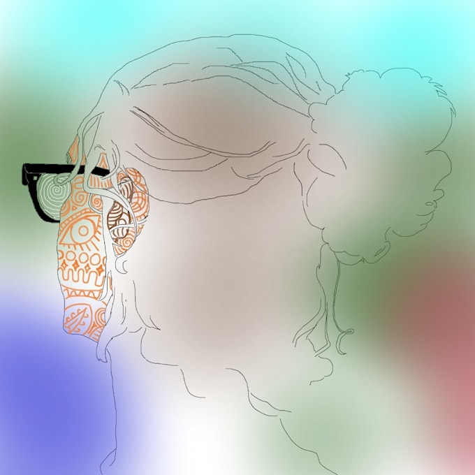 make a stylised design from a reference picture