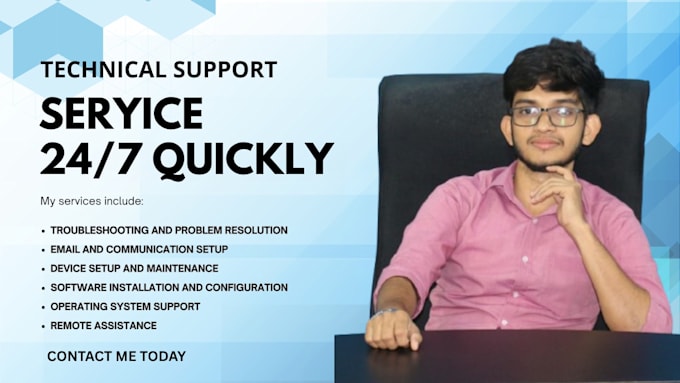 provide IT support help desk and online technical help services