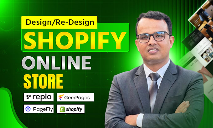 design, redesign, revamp, or clone a shopify ecommerce store