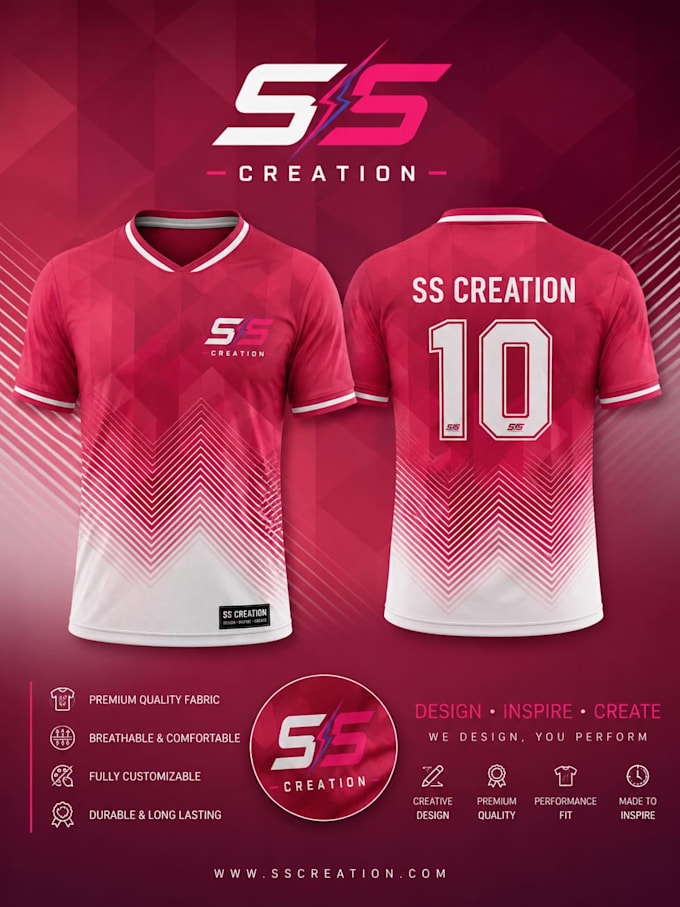 custom sports jersey design