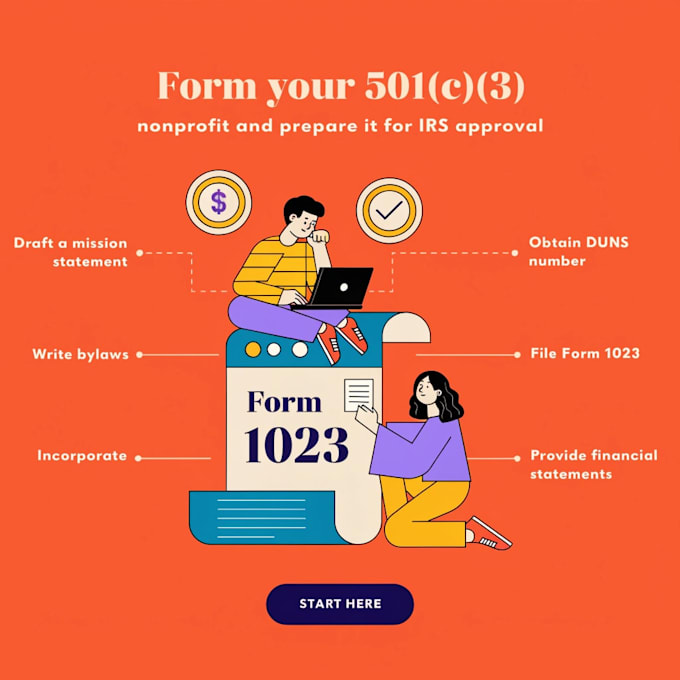 form your 501c3 nonprofit and prepare it for irs approval