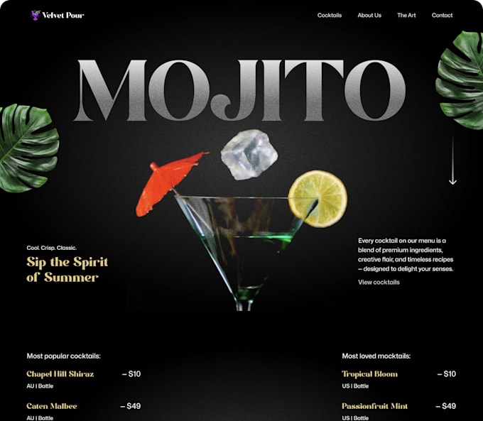 make a catchy website for you