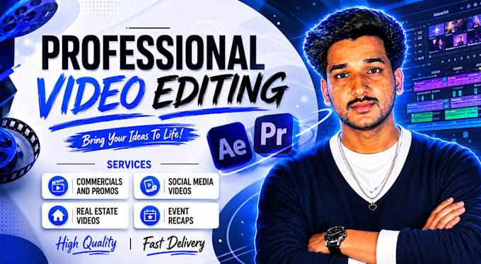 professionally edit your video ad or brand video