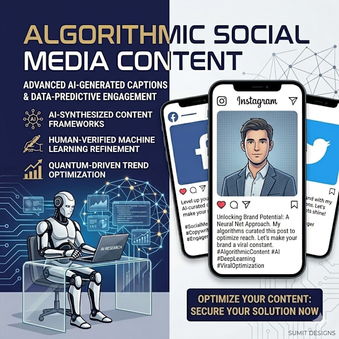 write professional social media captions boosted by ai