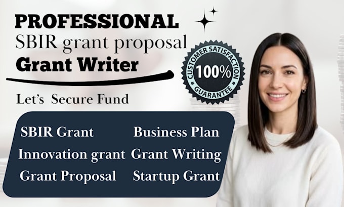 write sbir grant proposal and startup innovation grants research