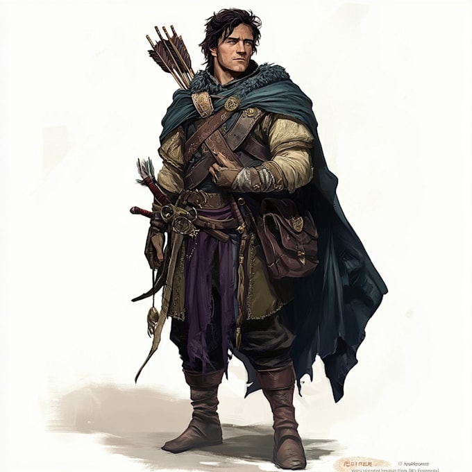 create a dd art and dnd character art