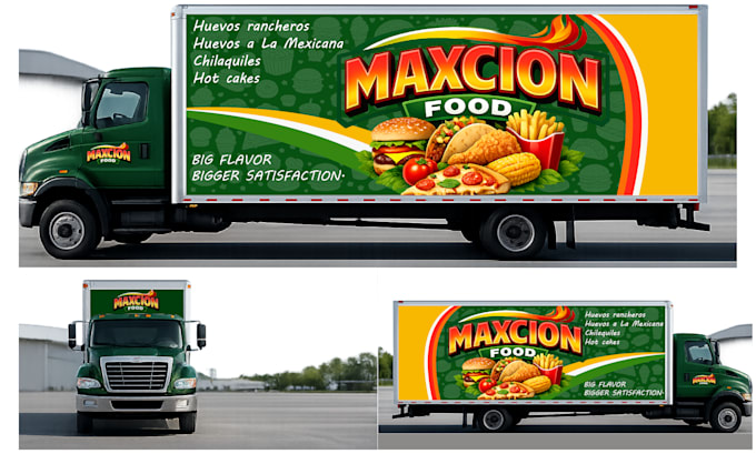 create truck wrap and trailer wrap design for your busniss