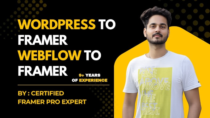 migrate your website from wordpress or webflow to framer