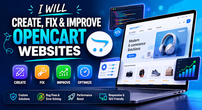 create an e commerce website with opencart
