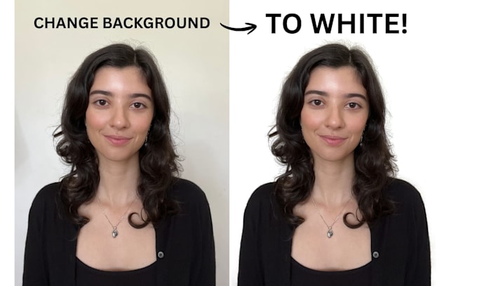 add a white background to your portrait photo