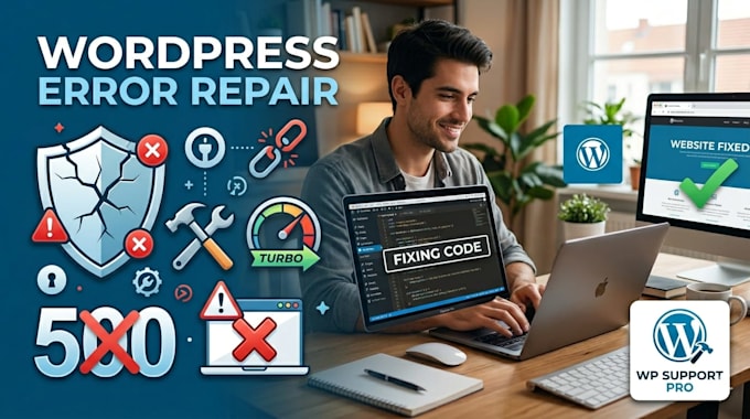 correct the errors in your wordpress