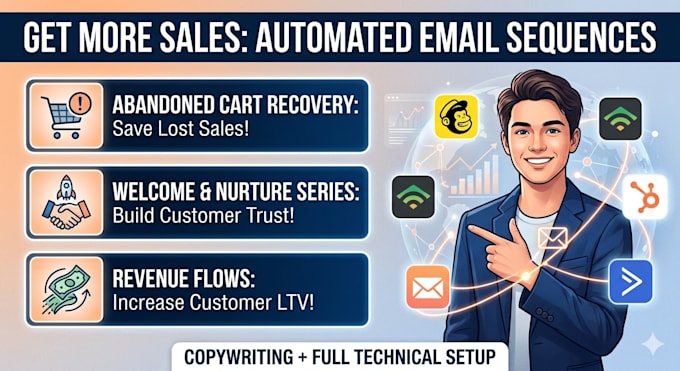 be your email copywriter for automated email sequences