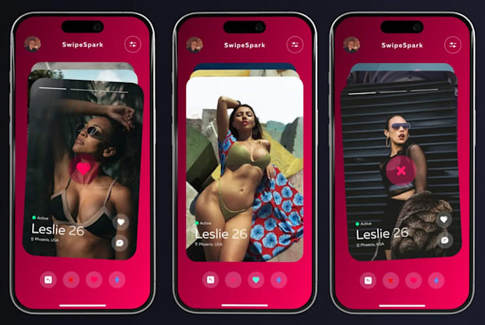 develop online dating app, chat app, tinder clone app, matchmaking app