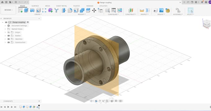 Create 2d and 3d cad designs in autocad solidworks catia and fusion by ...
