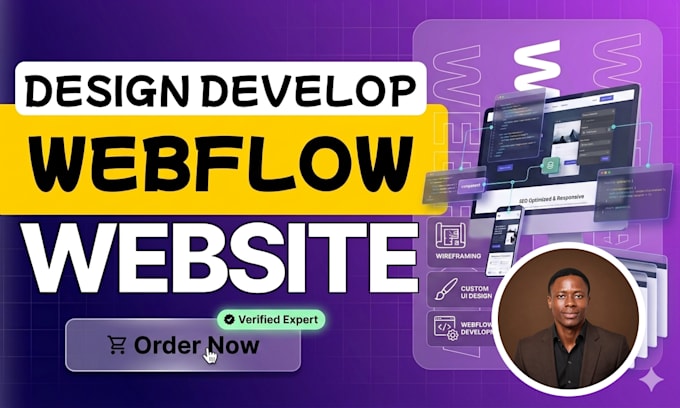 develop webflow landing page webflow redesign responsive webflow design webflow