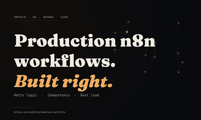 build production n8n workflows with retry logic and proper error handling