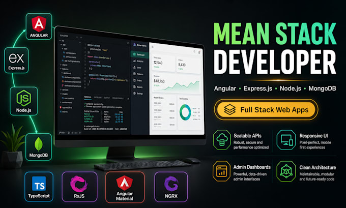 build a mean stack web app with angular and custom solutions
