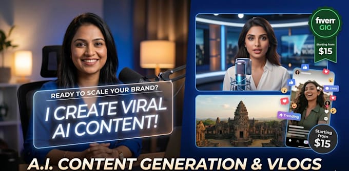 create ai content for social media