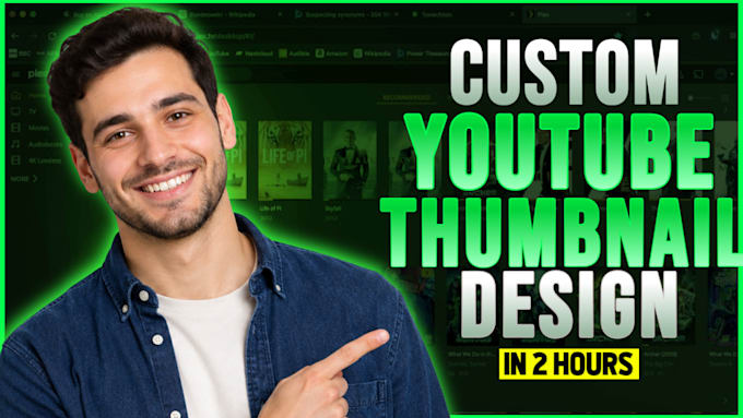 design high CTR youtube thumbnail that get more clicks