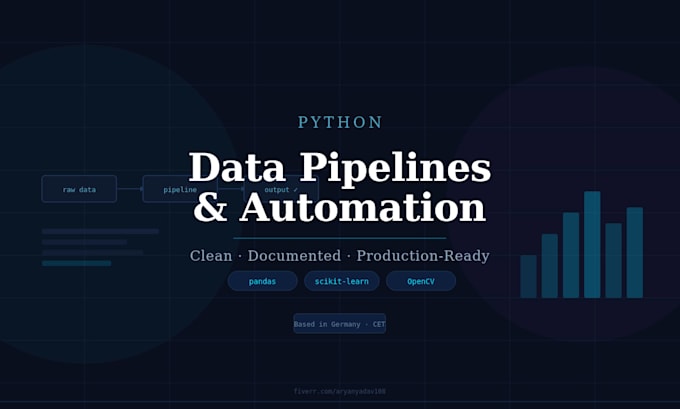 build a custom python data processing or automation pipeline