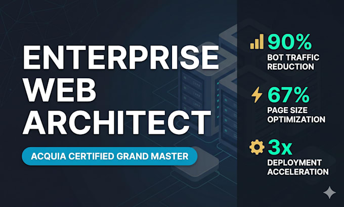 be your enterprise drupal and web platform solutions architect