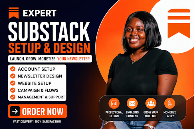 setup substack account design substack newsletter and publication setup