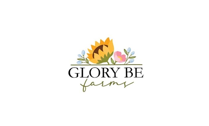 design custom flower farm and event space logo