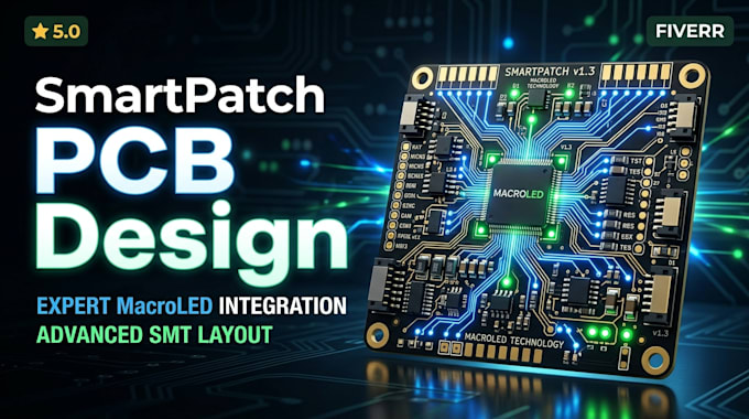design low power macroled smartpatch pcb system