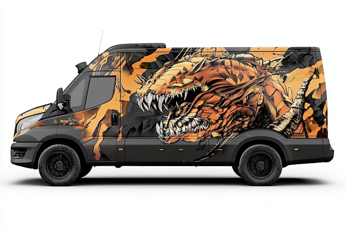 car wrap, vehicle wrap, racing car wraps, van wrap design