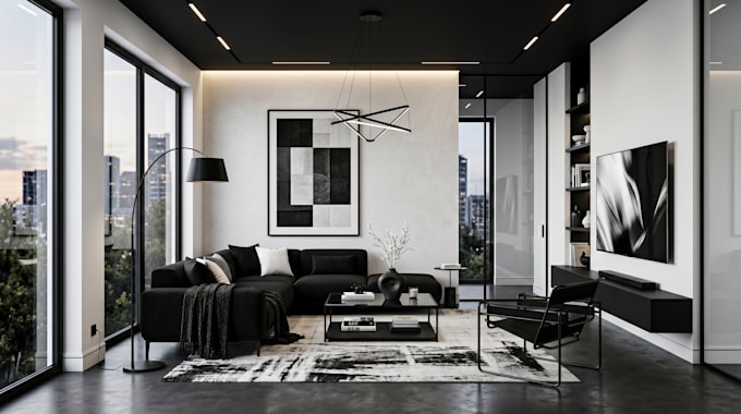 design stunning interior spaces photorealistic 3d rendering using sketchup