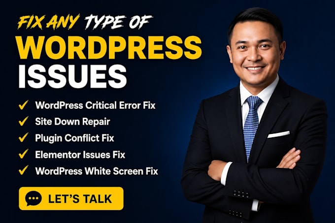 fix wordpress critical errors, bugs, plugins, and website problems