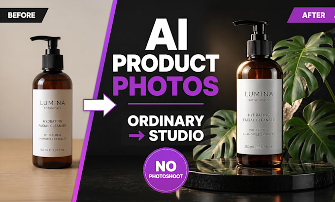 transform your product photos into ai studio images