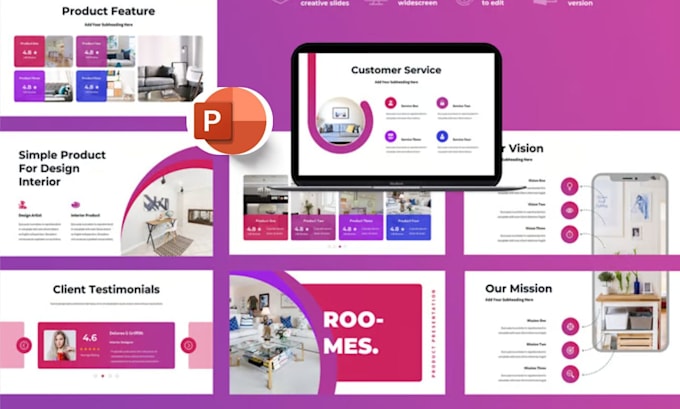 create business presentation slides, design powerpoint redesign presentation