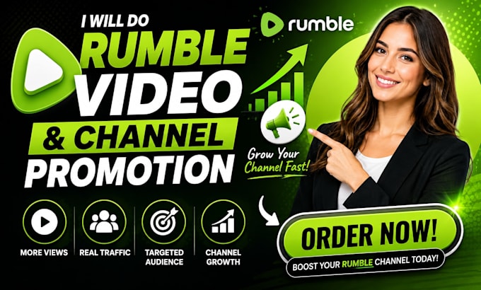 do organic rumble video and channel promotion